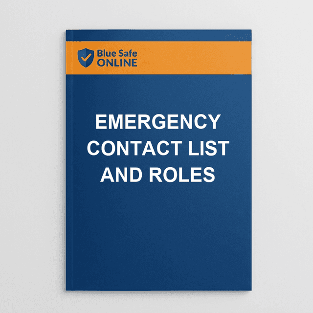 Emergency Contact List and Roles