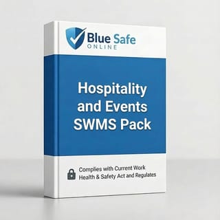 Hospitality and Events SWMS Pack