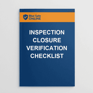 Inspection Closure Verification Checklist