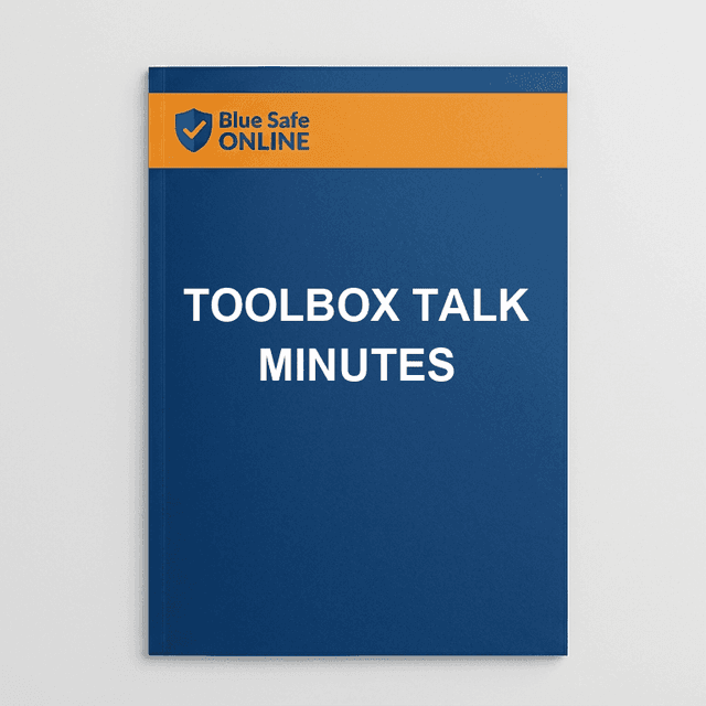 Toolbox Talk Minutes