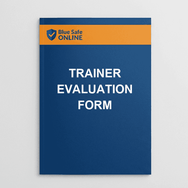 Trainer Evaluation Form