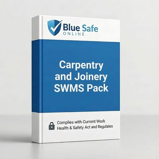 Carpentry and Joinery SWMS Pack