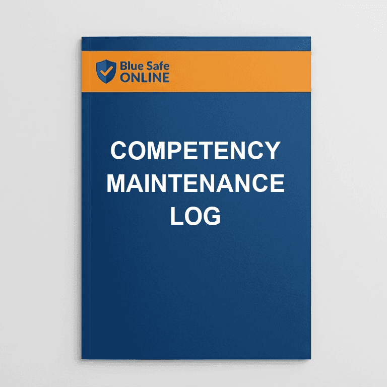 Competency Maintenance Log | BlueSafe Online