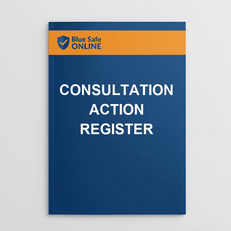 Consultation Action Register | BlueSafe Online